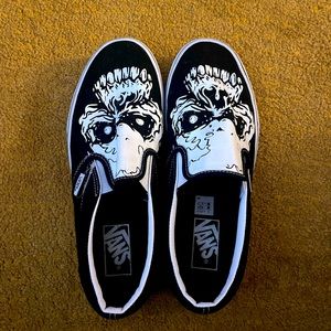 Vans Glow in the Dark Skull Slip-on